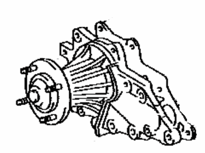Lexus 16110-49125 Pump Assembly, Water, L