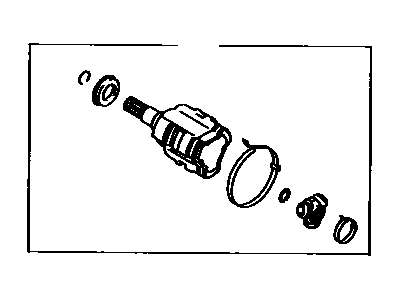 43403-19075 Lexus Joint Set,Front Axle In Illustration 1 of 1