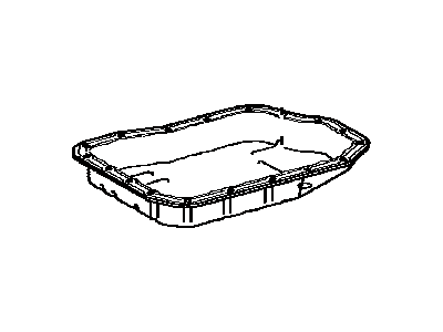 35106-73010 Lexus Pan Sub-Assembly, TRANSAXLE Illustration 1 of 1