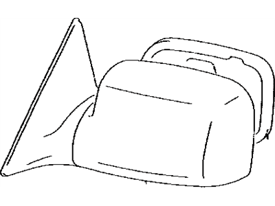 Lexus 87940-33460-A0 Mirror Assembly, Outer Rear