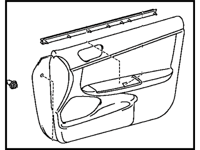 Lexus 67610-3T030-E0 Panel Assembly, Front Door