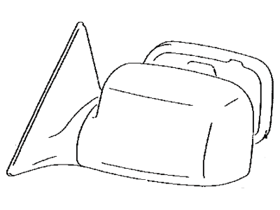 Lexus 87910-33500-A1 Mirror Assembly, Outer Rear