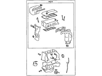 Lexus 04111-28263 Gasket Kit, Engine Overhaul 04111-28263 Lexus Gasket Kit, Engine Overhaul Illustration 1 of 1