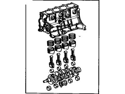 Lexus 11400-62020 Block Assy, Short