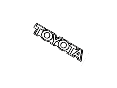 Lexus 75441-32030 Plate, Back Door Name