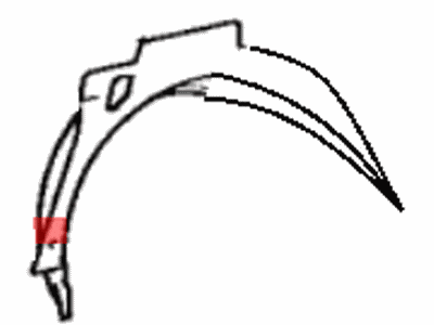 Lexus 61632-32030 Panel, Quarter Wheel