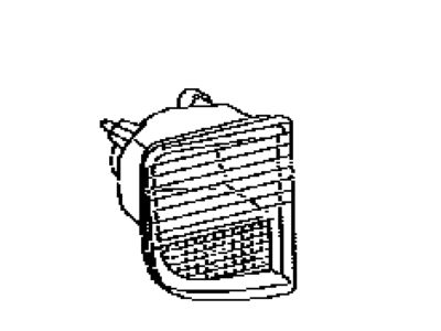 81490-60041 Lexus Lamp Assembly, Rear Fog, L Illustration 1 of 1