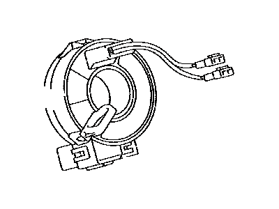 84306-06030 Lexus Cable Sub-Assy, Spiral Illustration 1 of 1