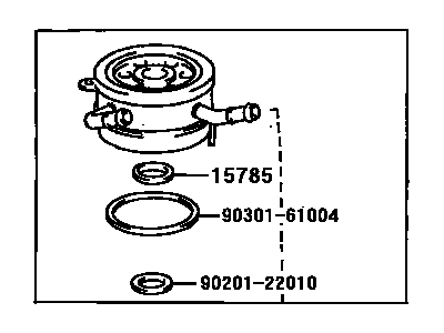 Lexus 15710-75011 Cooler Assy, Oil