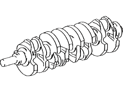 13411-75901 Lexus CRANKSHAFT W / Key Illustration 1 of 1