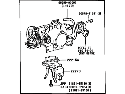 Lexus 22210-0A090 Body Assembly, Throttle