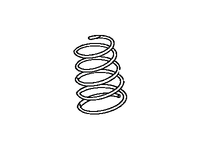 48131-33110 Lexus Spring, Coil, Front Illustration 1 of 1