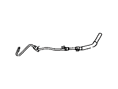 44416-06050 Lexus Power Steering Return Hose Illustration 1 of 1
