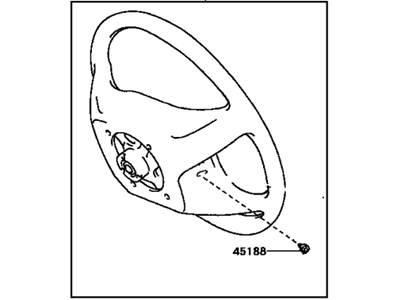 Lexus 45100-33262-E0 Wheel Assy, Steering
