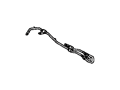 Lexus 44410-06080 Lower Pressure Tube Assembly 44410-06080 Lexus Lower Pressure Tube Assembly Illustration 1 of 1