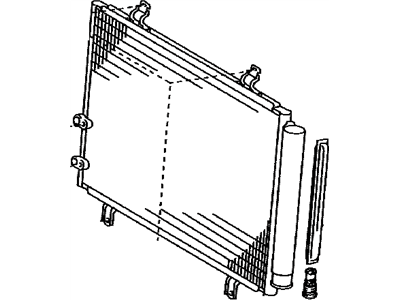 Lexus 88460-06210 CONDENSER Assembly