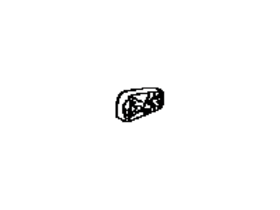 Lexus 69227-60110-E1 Cover, Rear Door Outside