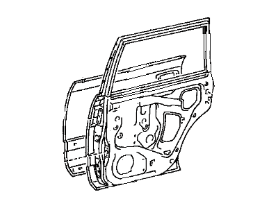 Lexus 67004-60400 Panel Sub-Assembly, Rear Door