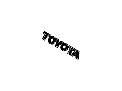 Lexus 75441-60320 Plate, Back Door Name