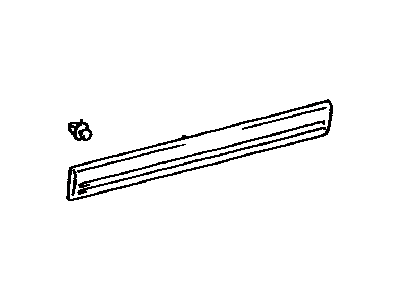 75732-60120-B2 Lexus MOULDING, Front Door, Outside Illustration 1 of 1