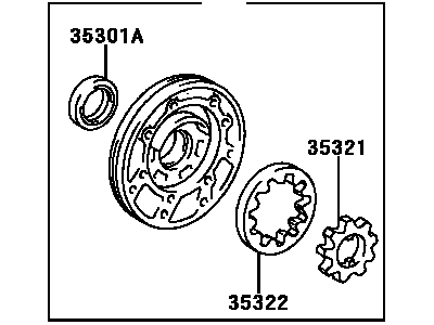 Lexus 35035-06021 Body Sub-Assy, Front Oil Pump