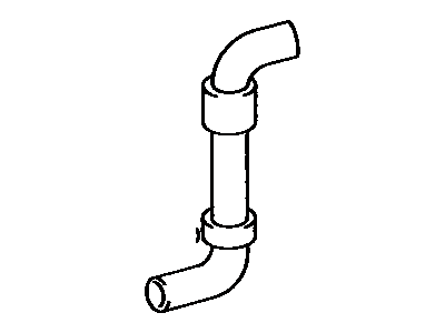 Lexus 16572-03030 Hose, Radiator, NO.2