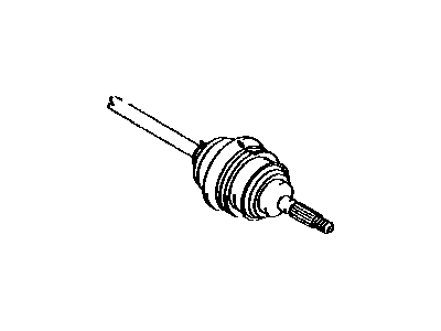 Lexus 43420-06070-84 Reman Cv Axle, LH