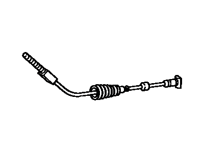46440-33010 Lexus Cable Assembly, Parking Illustration 1 of 1