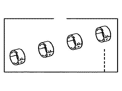 Lexus 13204-75070 Bearing Set, Connect