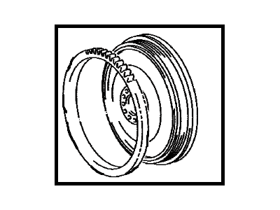 13405-75060 Lexus Flywheel Sub-Assembly Illustration 1 of 1