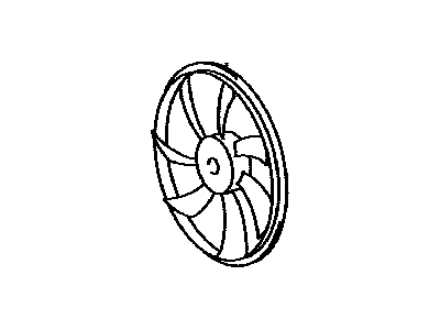 Lexus ES350 Fan Blade - 16361-0P260