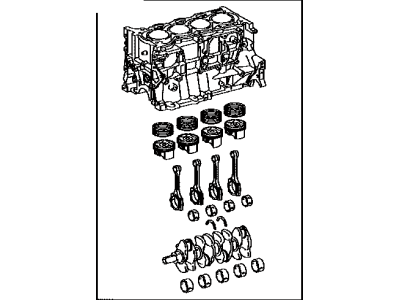 11400-28400 Lexus Short Block Assembly Illustration 1 of 1