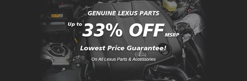 Genuine RC F parts, Guaranteed low prices